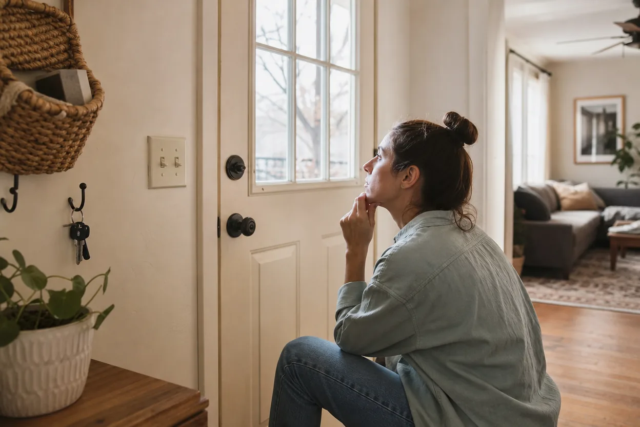 Home scene for Video Doorbells for Renters: Mounting and Permission Questions